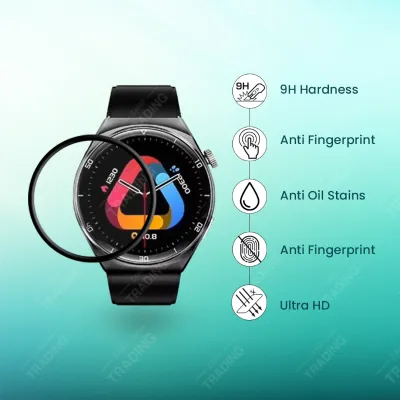 QCY GT2 Screen Protector Full Coverage Anti Scratch Anti Fingerprint Automatic Scratch Repair Easy Install